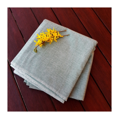 Dhotí šedé bez vzoru, 20 % len