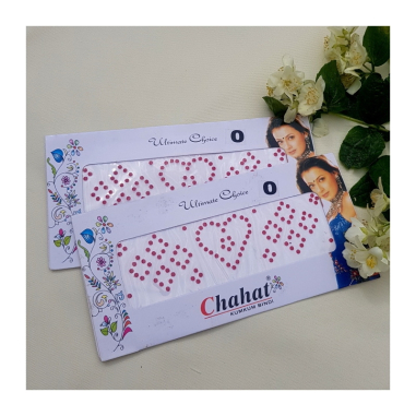 Bindi vel. 0 červená/vínová