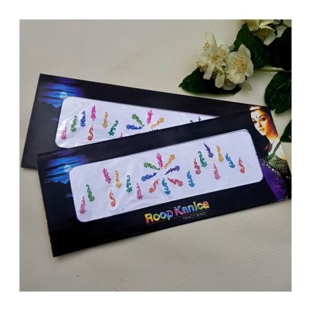 Bindi různé tvary a barvy