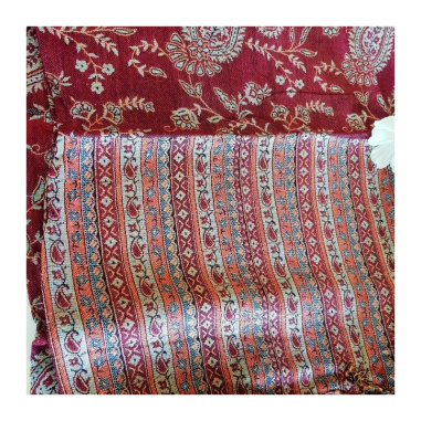 Čadar kašmírový vzor, modrý/černý