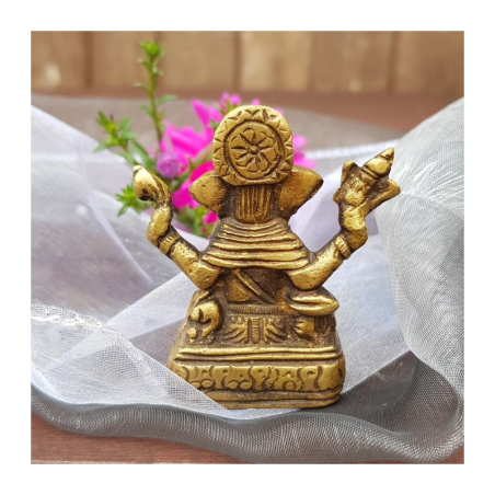 Ganesh na trůnu - mosaz