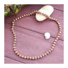 Korálky hnědé malé a velké 2