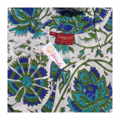 Dámská kurta s krojeným výstřihem, kr. rukáv 2