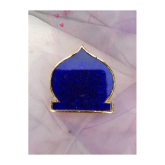 Rádha Krišna s kravičkou murti z pozlacená 2