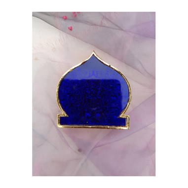 Rádha Krišna s kravičkou murti z pozlacená