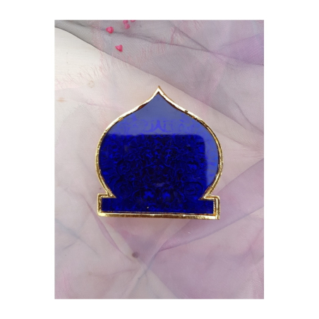 Rádha Krišna s kravičkou murti z pozlacená