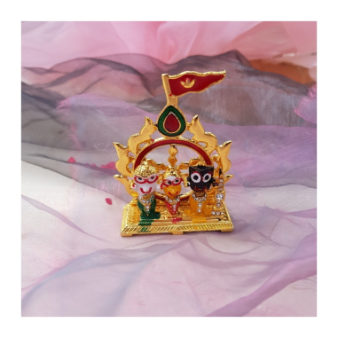 Jagannáth z pozlaceného kovu