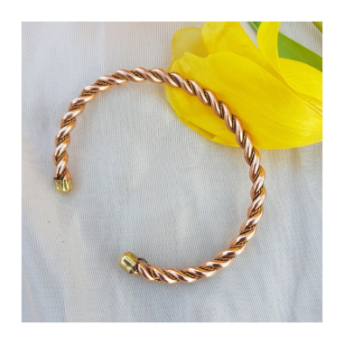 Zdravotní náramek měděný kroucený