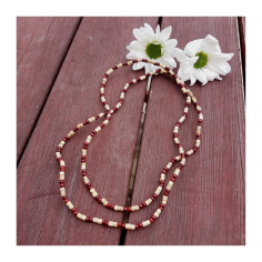 Kantimála 2ř. 2 hnědé 2 tulasí korálky