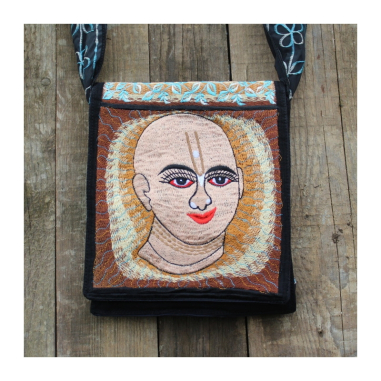 Taštička vyšívaná Oddaný, černá