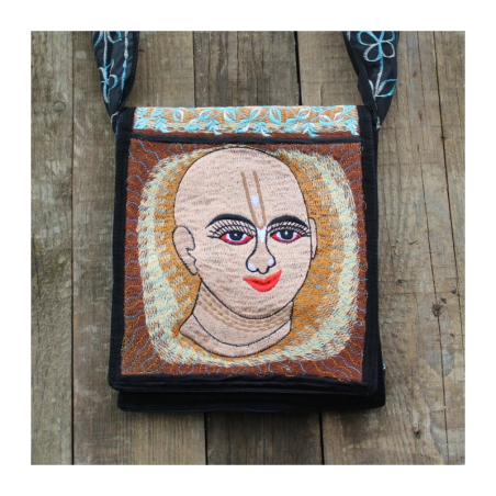 Taštička vyšívaná Oddaný, černá