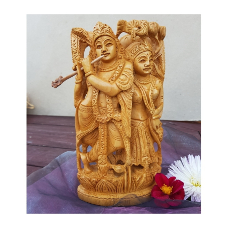 Rádha Krišna velké sousoší