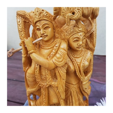 Rádha Krišna velké sousoší