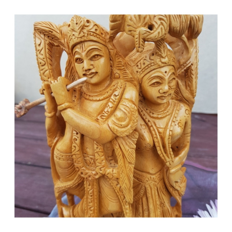 Rádha Krišna velké sousoší