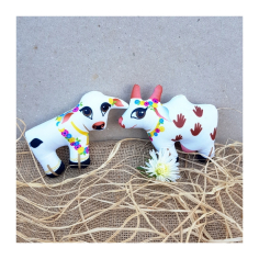 Panenky Kravička s telátkem