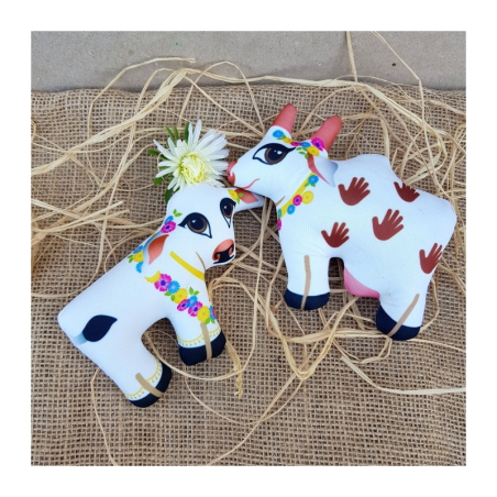 Panenky Kravička s telátkem