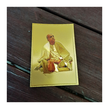 Nálepka Prabhupáda zlatá