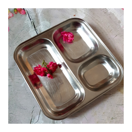 Talíř plate 3 přihrádky