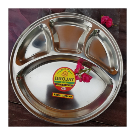 Talíř kulatý 4 přihrádky