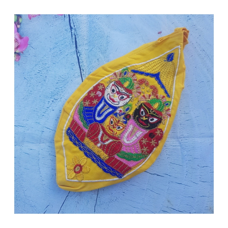 Japa pytlík Jagannáth, Baladév, Subhadra vyšívaný