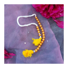 Počítadlo k japa pytlíku žluté/červené korálky