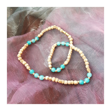 Kantimála 1ř. 3 barevné mezi zlatými korálky