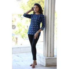 Dámská kurta na knoflíček, 3/4 rukáv, hnědozelená, M 2