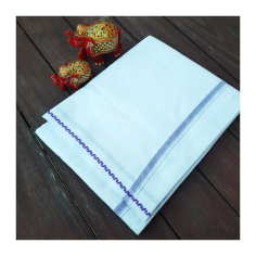 Dhotí fialové pruhy i tenká bordura